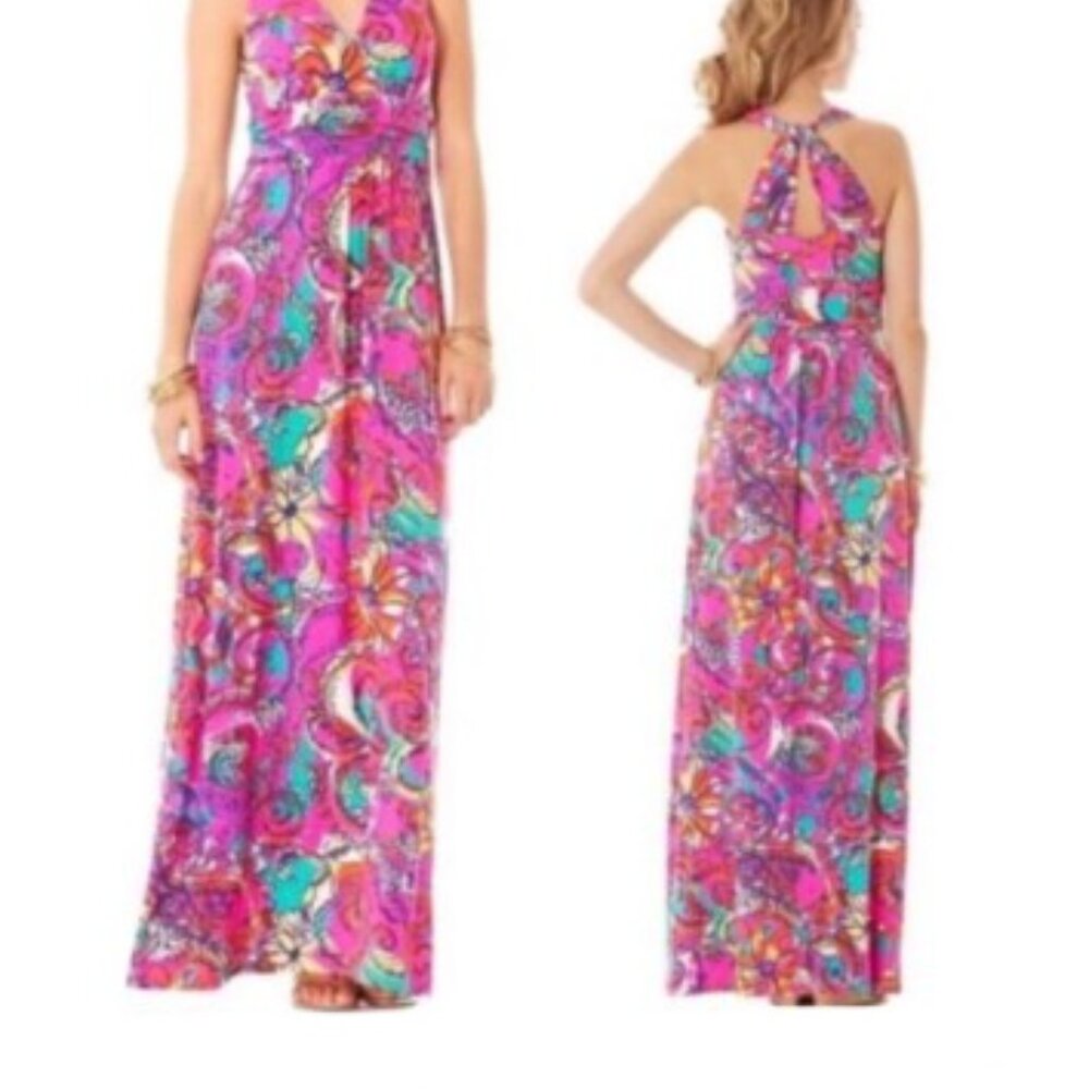 Lilly Pulitzer Parrish maxi dress size small